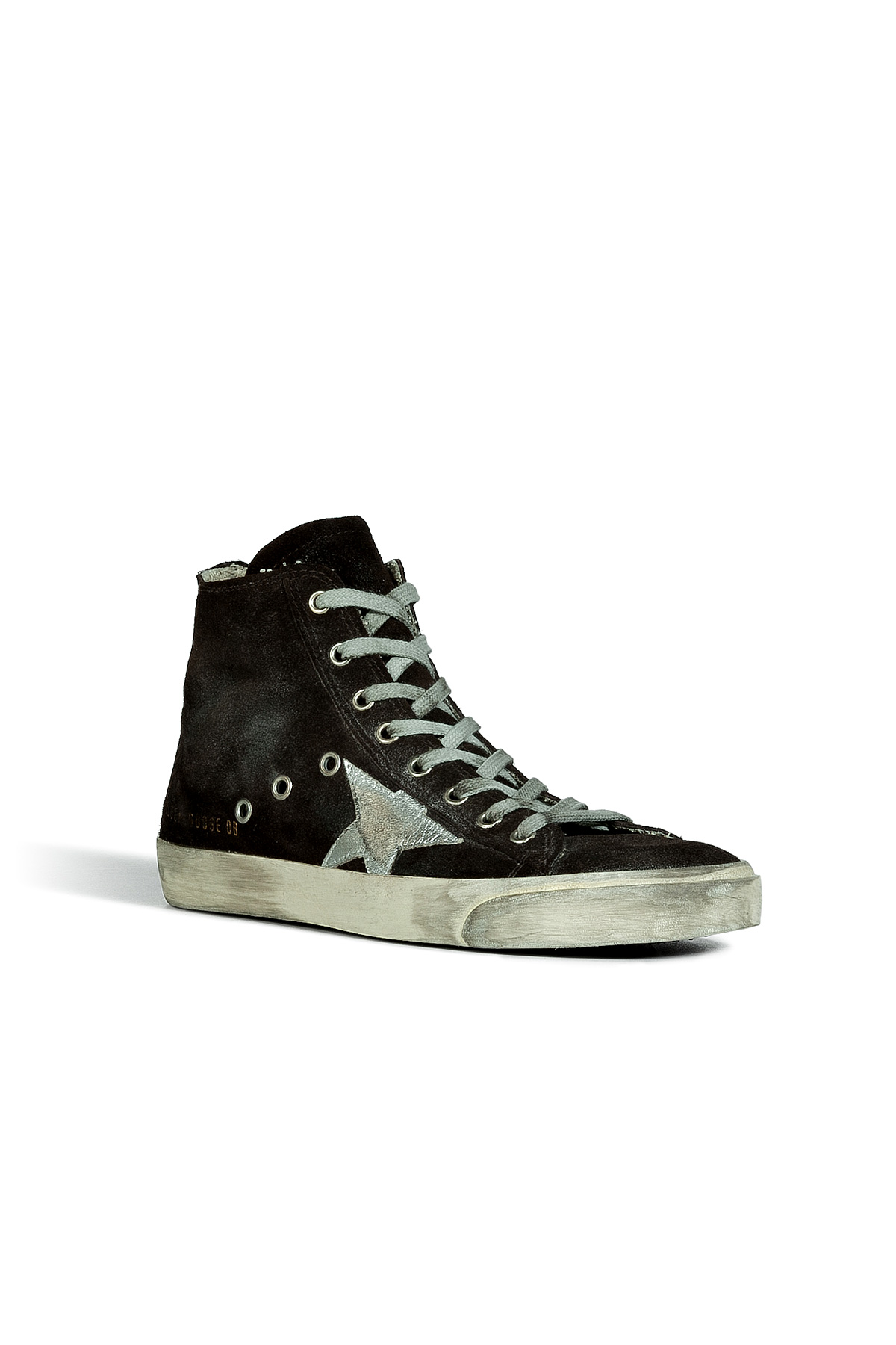 tan suede golden goose