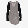 Helmut Lang Preorder Plaited Boucle Colorblock Sweater in Gray (grey) - Lyst