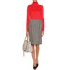 Jil Sander Houndstooth Tweed Skirt in Black - Lyst