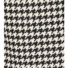 Jil Sander Houndstooth Tweed Skirt in Black - Lyst