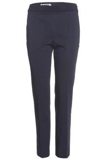 Jil Sander Twill Trousers with Elasticized Waistband - Lyst