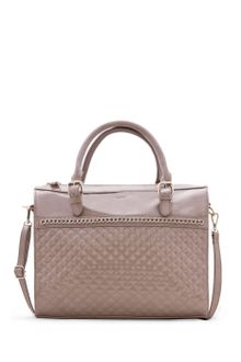 Mango Patent Leather Quilted Tote - Lyst
