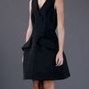 Mcq By Alexander Mcqueen Structured Aline Dress in Black - Lyst