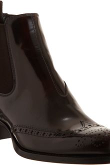 Miu Miu Spectator Jodhpur Ankle Boot - Lyst