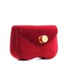 Miu Miu Velvet Clutch in Red (cherry) - Lyst