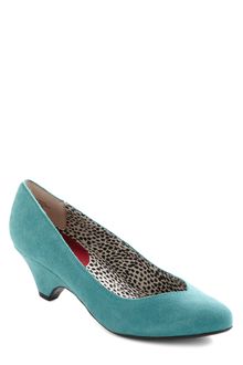 ModCloth Stand in Awe Heel in Sky - Lyst