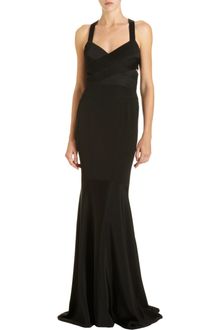 Narciso Rodriguez Strappy Cutout Back Gown - Lyst