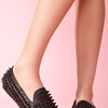 Nasty Gal Hellraiser Loafer Black in Black - Lyst