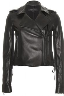 Rag & Bone Langlen Moto Leather Jacket - Lyst