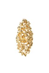 Repossi Large Nerée Ring in 18k Yellow Gold with 0
