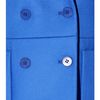 Stella Mccartney Wool Jacket with Oversized Collar in Blue - Lyst