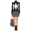 Stella Mccartney Two Tone Knit Pullover in Blue (navy) - Lyst