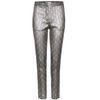 Stella Mccartney Jacquard Woven Trousers in Silver - Lyst