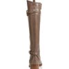 Tory Burch Calista Flat Riding Boot in Beige (asphalt) - Lyst