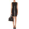 Yves Saint Laurent Wool and Leather Detailed Dress in Black (nero) - Lyst