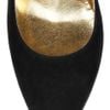 Brian Atwood Zenith Chain and Studembellished Suede Pumps in Black - Lyst