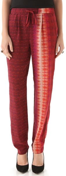 Charlotte Ronson Tapered Trousers - Lyst