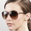 Gucci Aviator Sunglasses in Brown (dark brown) - Lyst