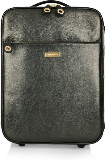 Jimmy Choo Regan Glitter finish Leather Suitcase - Lyst