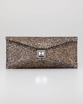 Kara Ross Stretch Prunella Glitter Clutch Bag - Lyst