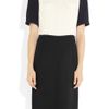 Marni Crepe and Woven Woolblend Dress in Blue (navy) - Lyst