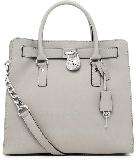 michael kors pearl grey tote