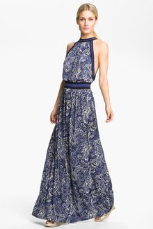 Michael by Michael Kors Strap Back Maxi Dress - Lyst
