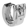 Michael Kors Buckle Huggie Earrings Silver Color in Silver (one size) - Lyst