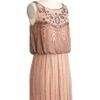 Modcloth A Friend in Beads Dress in Beige (silver) - Lyst