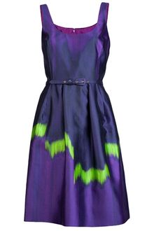 Oscar de la Renta Ikat Dress - Lyst