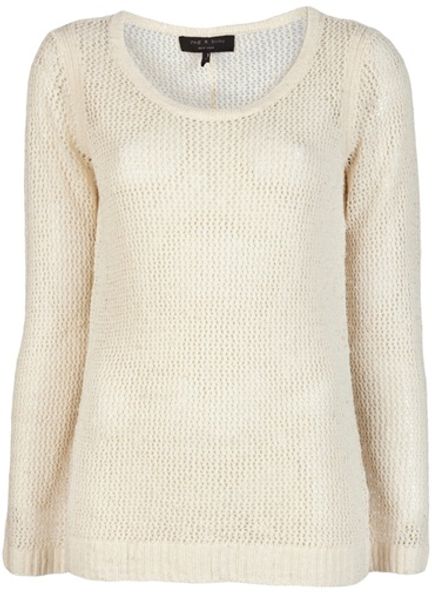 Rag & Bone Madrid Sweater in Beige (cream) - Lyst