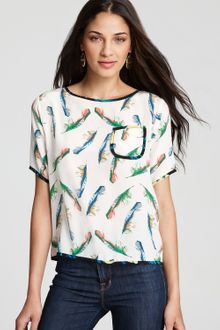 Tucker Quotation Top Keyhole Pocket - Lyst