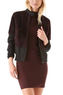 3.1 Phillip Lim Trompe Loeil Bomber Jacket - Lyst