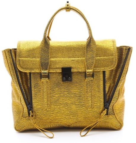 3.1 Phillip Lim Pashli Satchel in Yellow - Lyst
