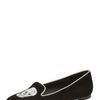 Alexander Mcqueen Skull Vamp Suede Belgian Loafer in Black - Lyst