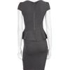 Alice + Olivia Adeline Peplum Dress in Gray (grey) - Lyst