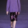 Christopher Kane Leather Trimmed Flocked Tulle Pencil Skirt in Purple - Lyst