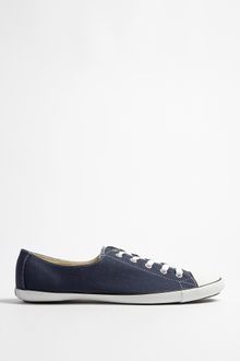 Converse Navy White All Star Light Plimsolls - Lyst