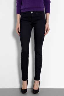 Current/Elliott Blue Note High Waist Cropped Skinny Jeans - Lyst