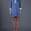 Diane Von Furstenberg Printed Silk Shift Dress in Blue - Lyst