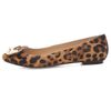 Diane Von Furstenberg Madison Haircalf Flats in Beige (tan) - Lyst