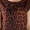 Dolce & Gabbana Leopard Print Top in Animal (leopard) - Lyst