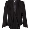 Helmut Lang Drape Suiting Jacket in Black - Lyst