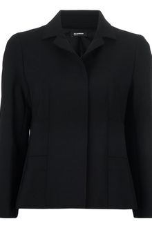 Jil Sander Navy Single Breasted Jacket - Lyst