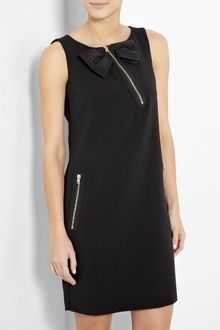 Love Moschino Black Sleeveless Bow Dress - Lyst