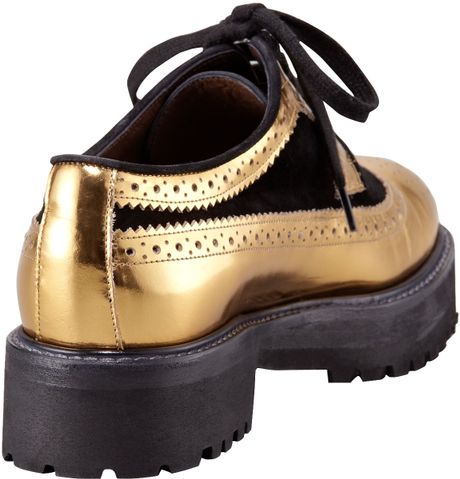 marni gold shoes