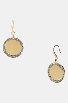 Michael by Michael Kors Brilliance Disc Drop Earrings - Lyst