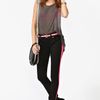 Nasty Gal Neon Streak Skinny Jeans in Black - Lyst