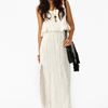 Nasty Gal Dream Crochet Maxi Dress in White (cream) - Lyst