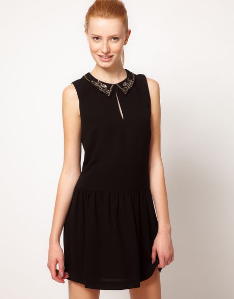 oasis drop waist dress